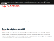 Tablet Screenshot of gallinaricambi.it